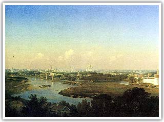 Вид с Воробьевых гор, 1860 год